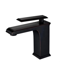 Modern hot sale hot and cold water basin faucet matte black bathroom faucet